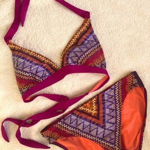 Prana Swim, Lahari Halter Bikini , M